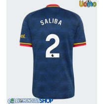 Maglie da calcio Arsenal William Saliba #2 Seconda Maglia 2026-27 Manica Corta